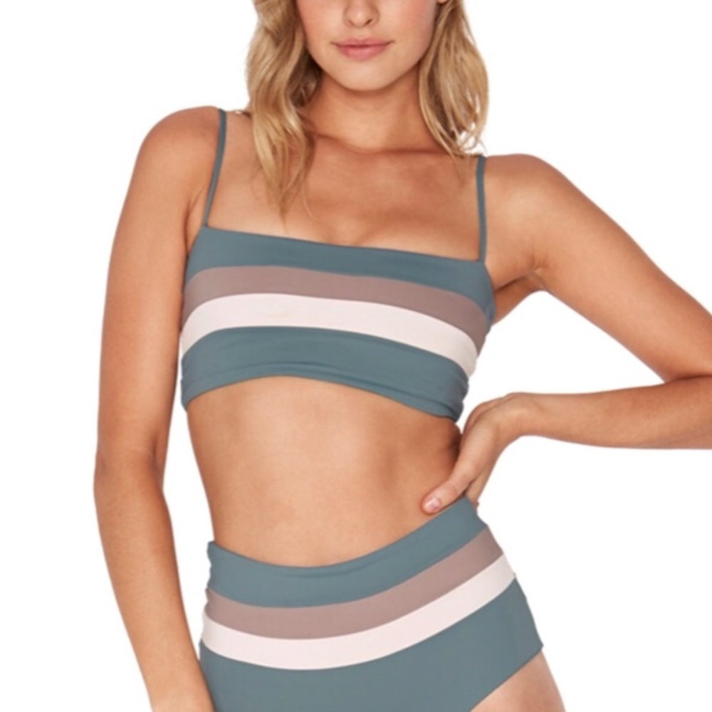 L*space reversible rebel top M abs bottoms S